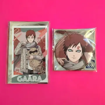 나루토 NARUTO 가아라 캔뱃지 카드