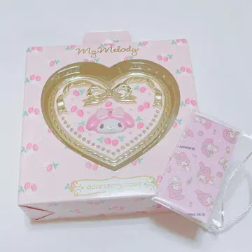 산리오 마이멜로디 거울 거울 포함 잡화 케이스 컴팩트 액세서리