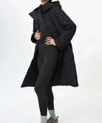 UNIQLO 퍼프테크 롱 코트 릴랙스 핏 M