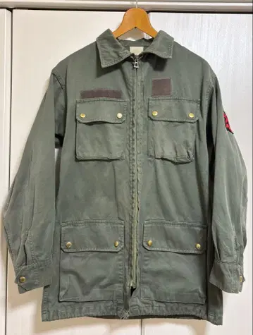 70s 프랑스군 밀리터리 자켓 헤링본 원단