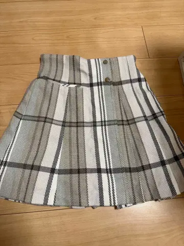 snidel 체크 치마바지