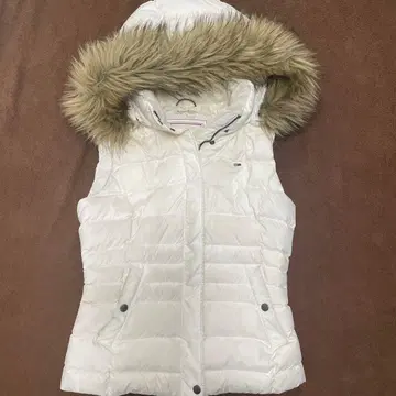 HILFIGER DENIM 화이트 다운 베스트