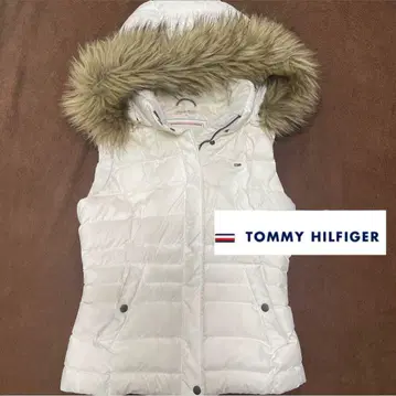 HILFIGER DENIM 화이트 다운 베스트