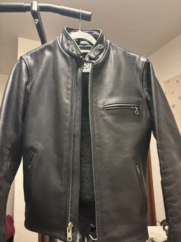 Schott 샷 641 싱글 라이더 자켓 USA제 보아 부착