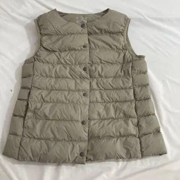 무인양품 S 사이즈 라이트 다운 베스트 스냅 버튼 여성용 J4