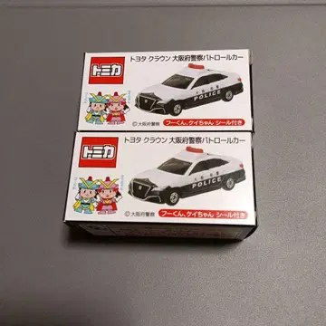 토미카 도요타 크라운 오사카부 경찰 패트롤카 2개 세트