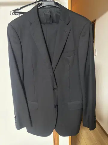 블랙 비즈니스 정장 남성용 aoyama