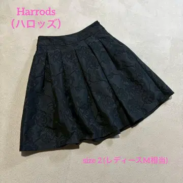 새상품급 Harrods (해롯) 플리츠 스커트 플레어 스커트