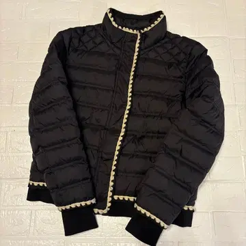 La Mode 블랙 퀼팅 다운 자켓 L