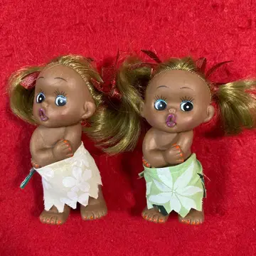 선탠 인형 하와이안 갸루 강그로 서프 파레오