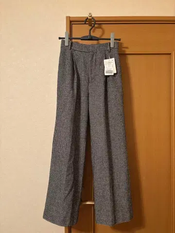 IENA 하운드투스 체크 2턱 팬츠