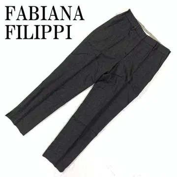 LA9053 파비아나 필리피 슬랙스 팬츠 그레이 울 XXS