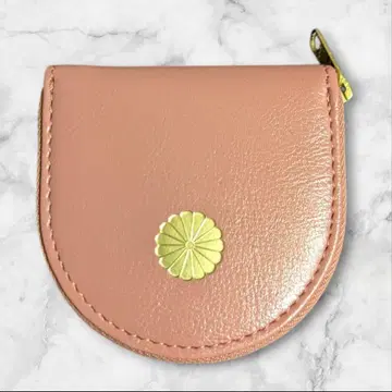 황궁 지갑 핑크 라운드형 코인 케이스