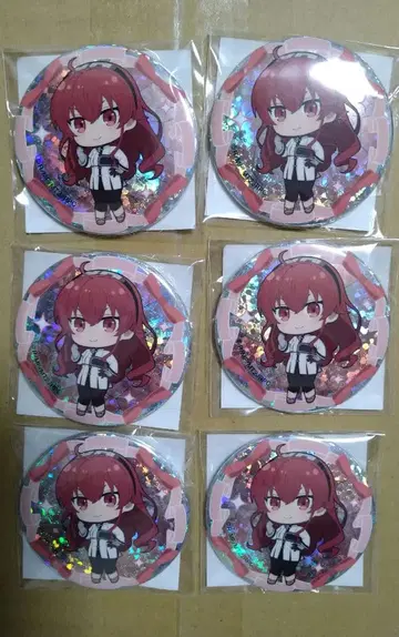 제비뽑기당 니트 원피스 무직전생 캔뱃지 에리스 6개 세트