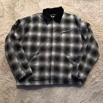 베이커 체크 무늬 자켓 L