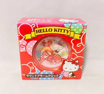 [ 새상품 미사용품 ] 산리오 헬로키티 라운드 알람 시계