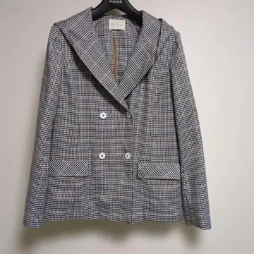 Pizzo Biauco 후드 부착 더블 자켓