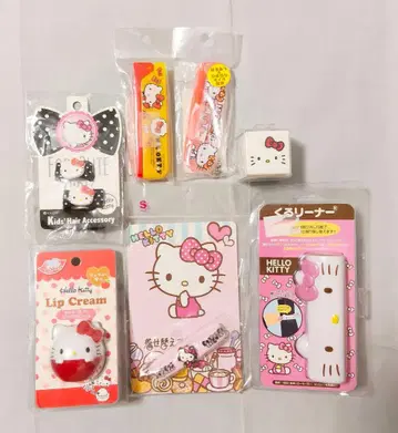 [ 새상품 7개 세트 ] 산리오 헬로키티 잡화 묶음 판매