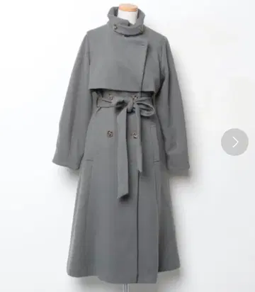 dazzlin 코트 차콜 그레이