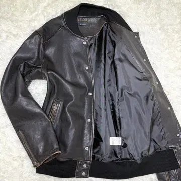 레어 JOHNBULL 가죽 자켓 블루종 빈티지 가공