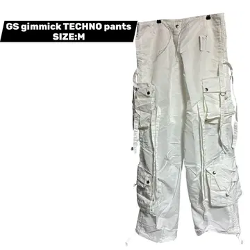 GS gimmick TECHNO 팬츠 M 사이즈 화이트