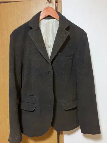 테일러드 자켓 M 다크 그레이 울 혼방
