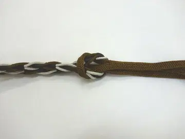 미사용 새상품급 허리띠 브라운 계열 x 화이트 ON71124-11