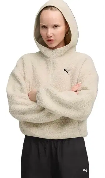 PUMA 푸마 오버사이즈드 플리스 후디