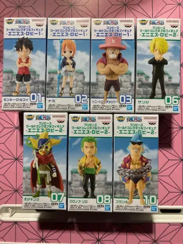 원피스 수집용 피규어 에니에스 로비 세트