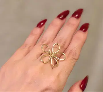 아쉬페 프랑스 꽃 디자인 골드 컬러링 12호