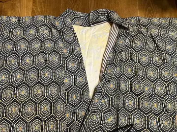 미치유키 코트 겉옷 기모노 거북이 등껍질 패턴 단풍 패턴