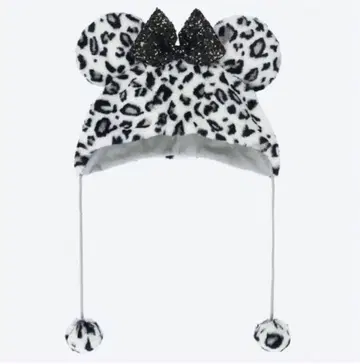 레오파드 무늬 미키 팬 캡