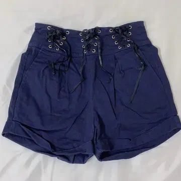 캔스파 레이스업 숏 팬츠