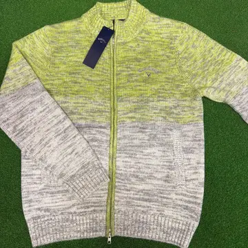 Callaway 그린 계열 집업 스웨터 미사용 새상품