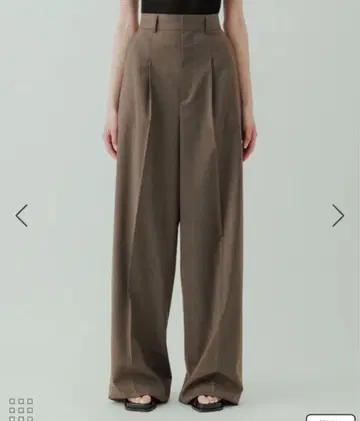 요 바이오톱 하이 W 슬랙스 사이즈 0 다크 브라운