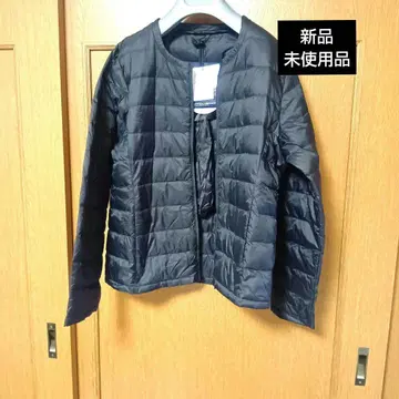 [ 새상품 미사용품 ] MULEXS 둥근넥 다운 자켓 블랙