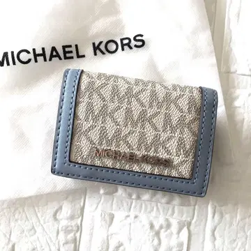 새상품 마이클코어스 MICHEAL KORS 지갑 화이트 블루