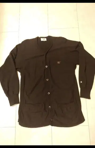 [ 새상품급 ] GOMME HOMME 가디건 블랙 L 사이즈