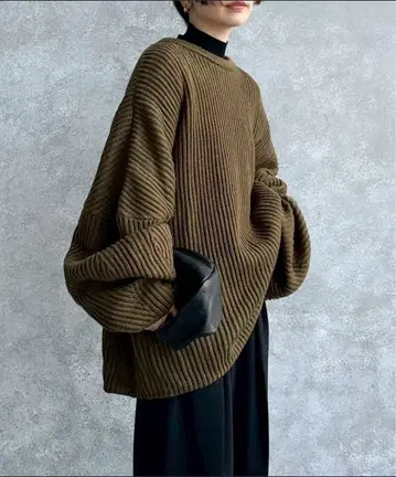 select MOCA by son 루즈 볼륨 오버 니트