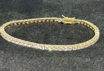 [ 미사용 새상품 ] 모이사나이트 테니스 블레스 체인