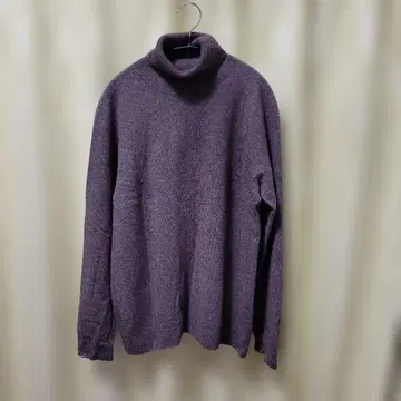 유니클로 캐시미어 100% 니트 스웨터 XL 사이즈 짙은 갈색 하이넥