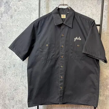 SUGAR CANE 자수 SC35882 M 반팔 셔츠 아메카지