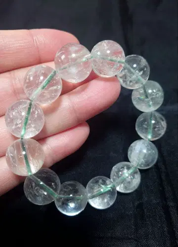 그린 쿼츠 인 아이리스 팔찌 15mm