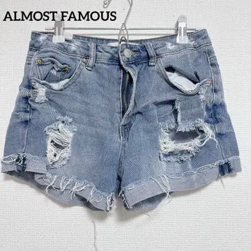 올모스트페이머스 데미지 숏팬츠 [ 5 M 상당 ] 데님 여성용
