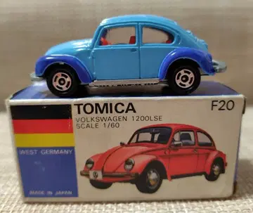 토미카 파랑 상자 F20 폭스바겐 1200 LSE 일본제 당시물