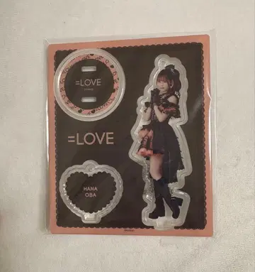 =LOVE 이코러브 아크릴 스탠드 오바 하나 2025 블랙 의상
