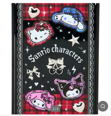 헬로키티 산리오 거울 (Sweet Rock 'n' Check)