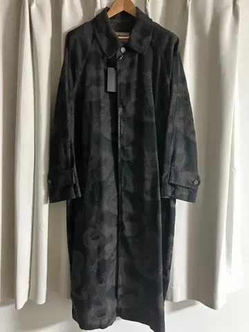 UMA WANG 24SS 용 자수 롱 코트