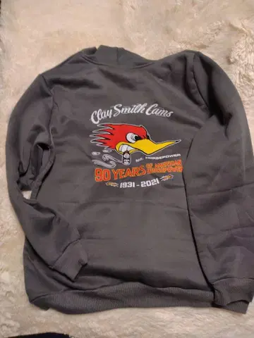 Clay Smith Cams 90주년 기념 후드티 L 그레이