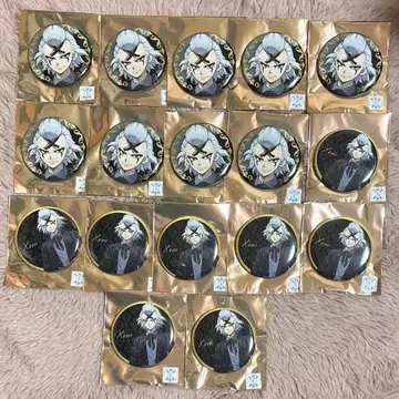 Dr.STONE THE캐릭터 블랙 슈트 점프 페스타 캔뱃지 제노